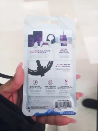 Cable Cargador Magnético STATIK 3FT