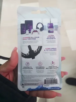 Cable Cargador Magnético STATIK 3FT