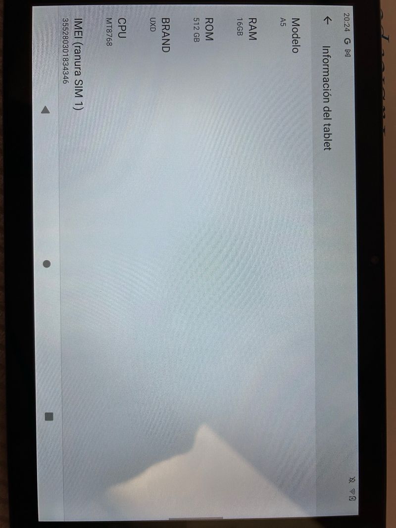 Tablet UXD 512GB 16GB RAM afbeelding 3