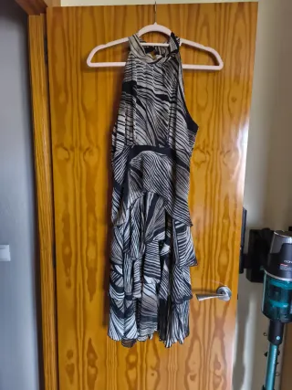 Vestido de cóctel con estampado