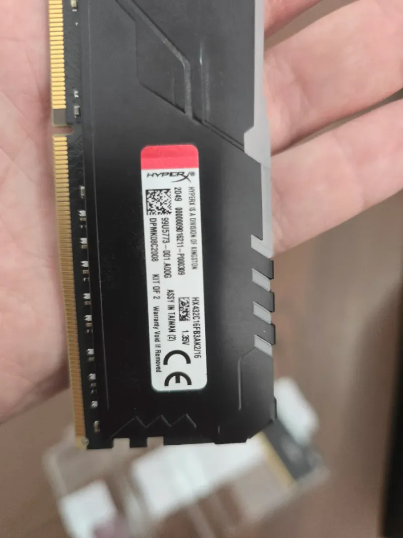 Kingston Fury DDR4 16GB (2x8GB) 3200MHz CL16 afbeelding 3