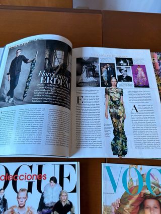 Lote 4 revistas Vogue la revista 2015 + sueplentos