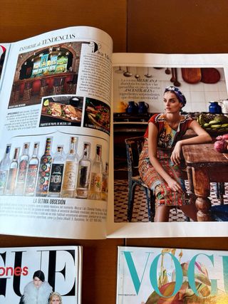 Lote 4 revistas Vogue la revista 2015 + sueplentos