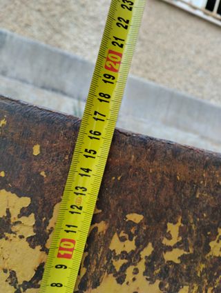 Plancha de hierro gruesa