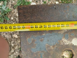 Plancha de hierro gruesa