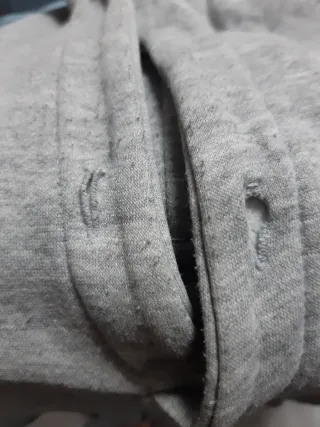 Sudadera hombre gris claro con capucha
