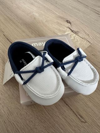 Nauticos Mayoral Bebe Talla 16 Blanco