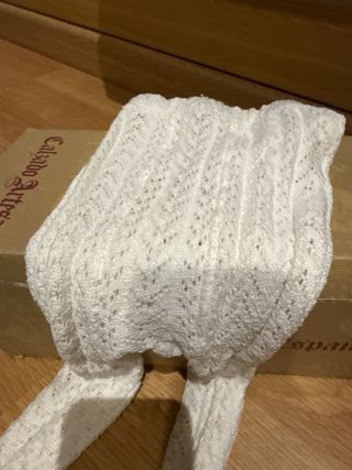 Leotardo bebé calado talla 2