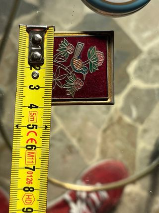 Scatolina porta pillole in ottone