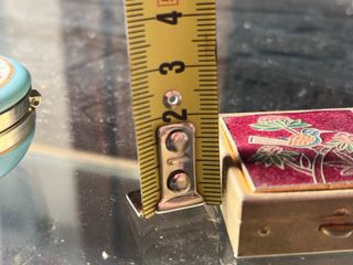 Scatolina porta pillole in ottone