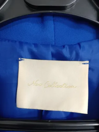 Elegante traje de Blazer y pantalón azul mujer