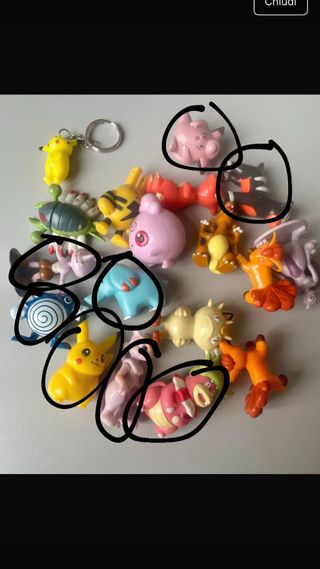 8 pezzi Pokemon giocattoli