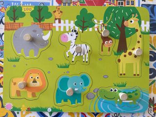 Puzzle Madera Animales Zoo Infantil