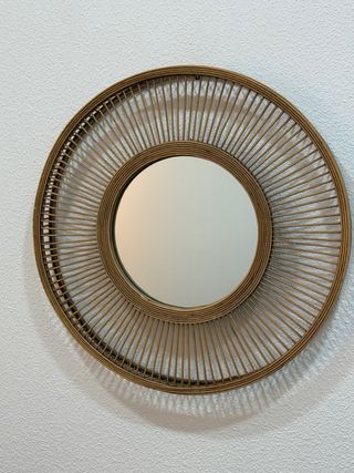 Espejo Redondo Bambú 60cm