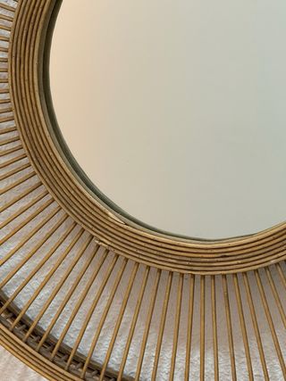 Espejo Redondo Bambú 60cm