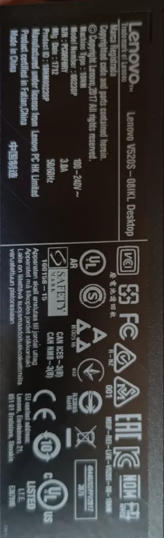 Ordenador Lenovo Negro