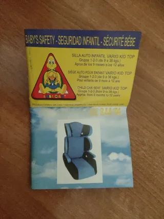 Silla coche 9-36kg Bebé Auto Safety