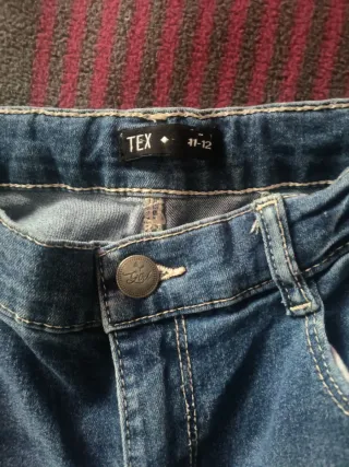 2 Pantalones vaqueros azules niña