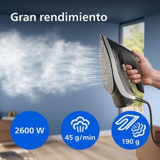 Plancha Vapor Philips Serie 6000 OptimalTEMP 2600W