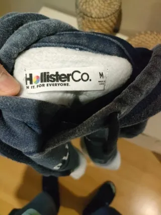 Sudadera Hollister Tie-Dye Azul y Blanca