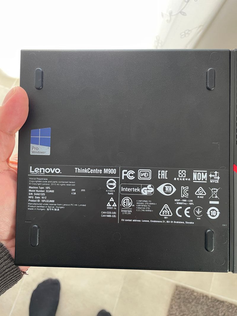 Lenovo ThinkCentre M900 Tiny - Intel i5 16GB RAM afbeelding 4