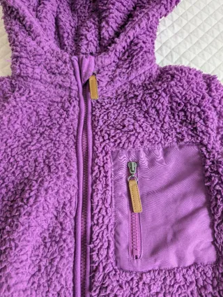 Chaqueta polar morada 8-19 años