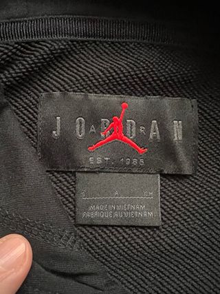 Felpa Jordan Nera - Taglia S