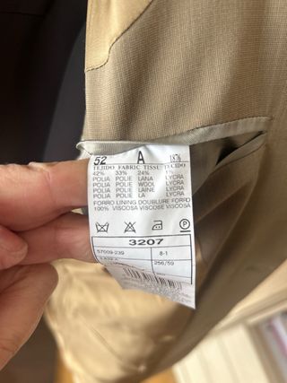 Americana caballero beige