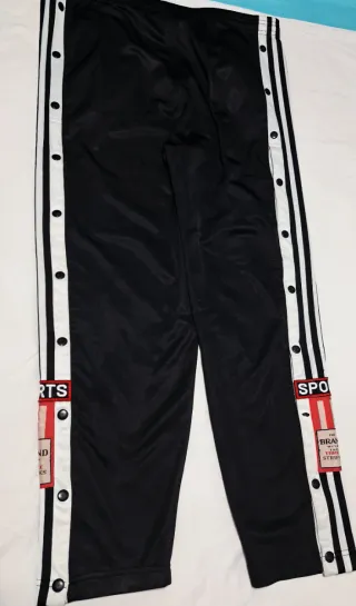 Pantalón Adidas Adibreak Mujer Negro Blanco