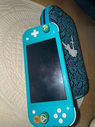 Nintendo Switch Lite Animal Crossing Turchese