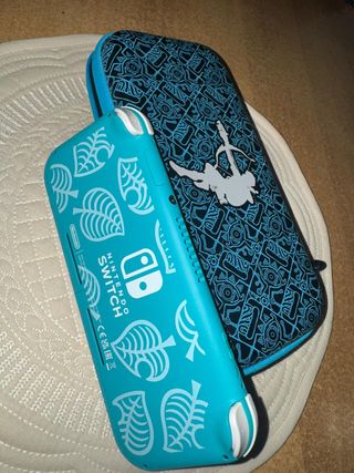 Nintendo Switch Lite Animal Crossing Turchese