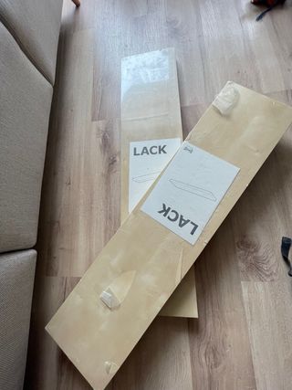 Estantería (QUEDA UNA) IKEA LACK Madera Roble