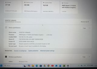 Asus ExpertBook Ryzen 5 7535HS 16GB/512GB