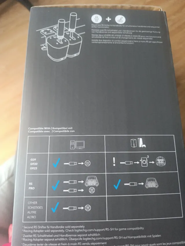 OFERTA PACK LOGITECH G RS SHIFTER Y RACING ADAPTER