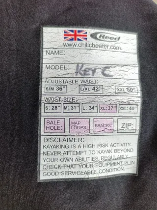 Cubrebañeras kayak Reed