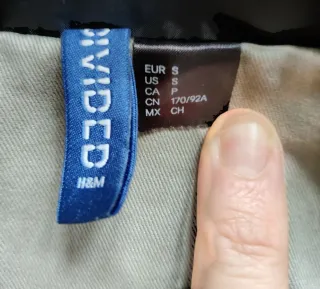 Giacca H&M Divided Cappuccio Zip Taglia S