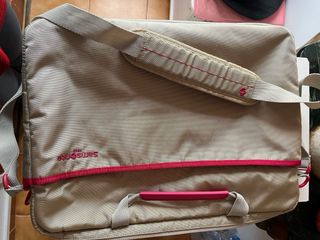 Funda portátil Samsonite beige y fucsia