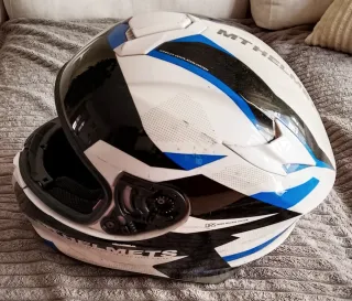 Casco MT Helmets Integral Azul/Blanco