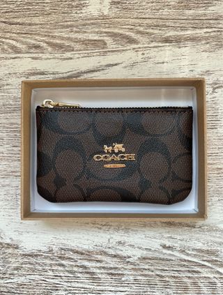 Monedero Coach Marrón