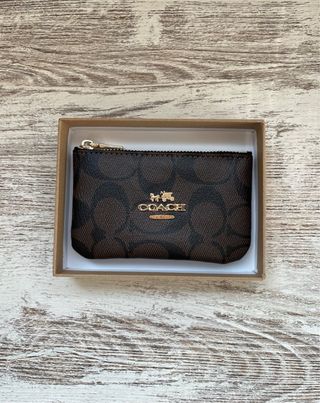 Monedero Coach Marrón