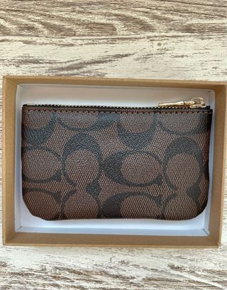 Monedero Coach Marrón