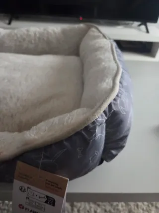 Cama para mascotas Flamingo Rectangular Gris