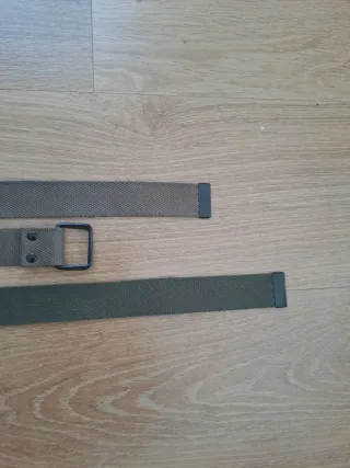 Set di 2 cinture in tessuto da donna