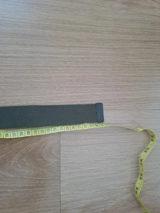 Set di 2 cinture in tessuto da donna