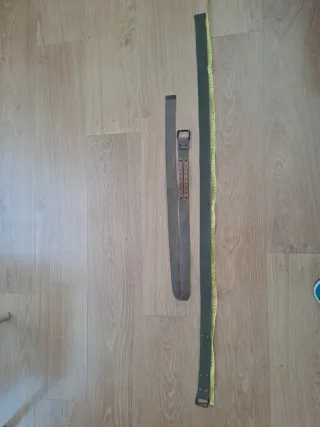 Set di 2 cinture in tessuto da donna