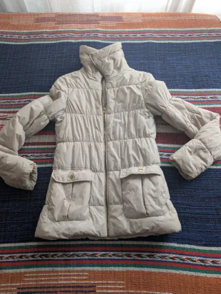 Chaqueta acolchada beige Talla S