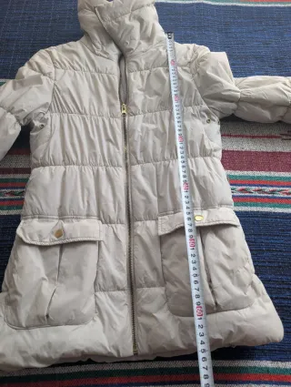 Chaqueta acolchada beige Talla S