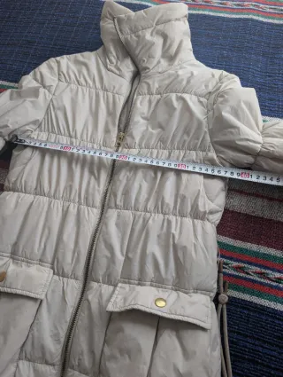 Chaqueta acolchada beige Talla S