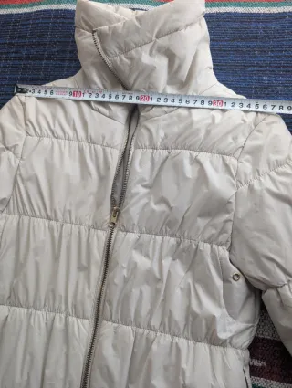 Chaqueta acolchada beige Talla S