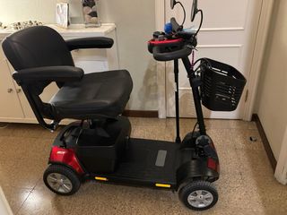 Scooter Eléctrico Ibiza Negro/Rojo